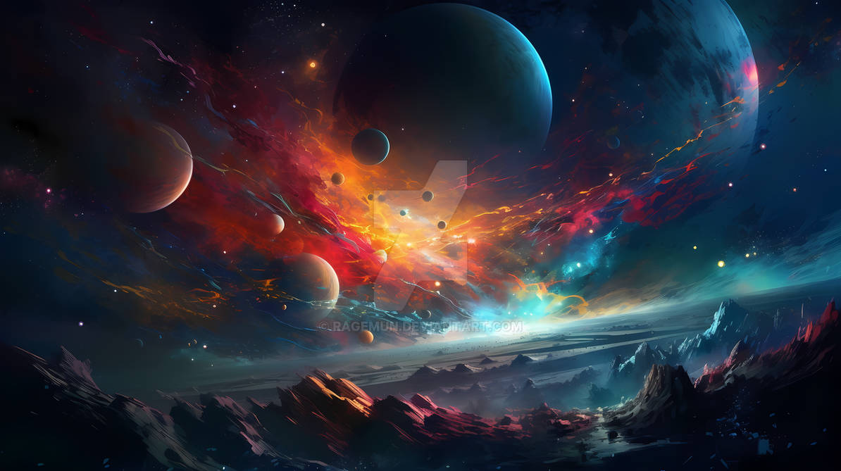 Colorful Space Environment Colorful Space #5 - HD Wallpaper Background by IXUL on DeviantArt