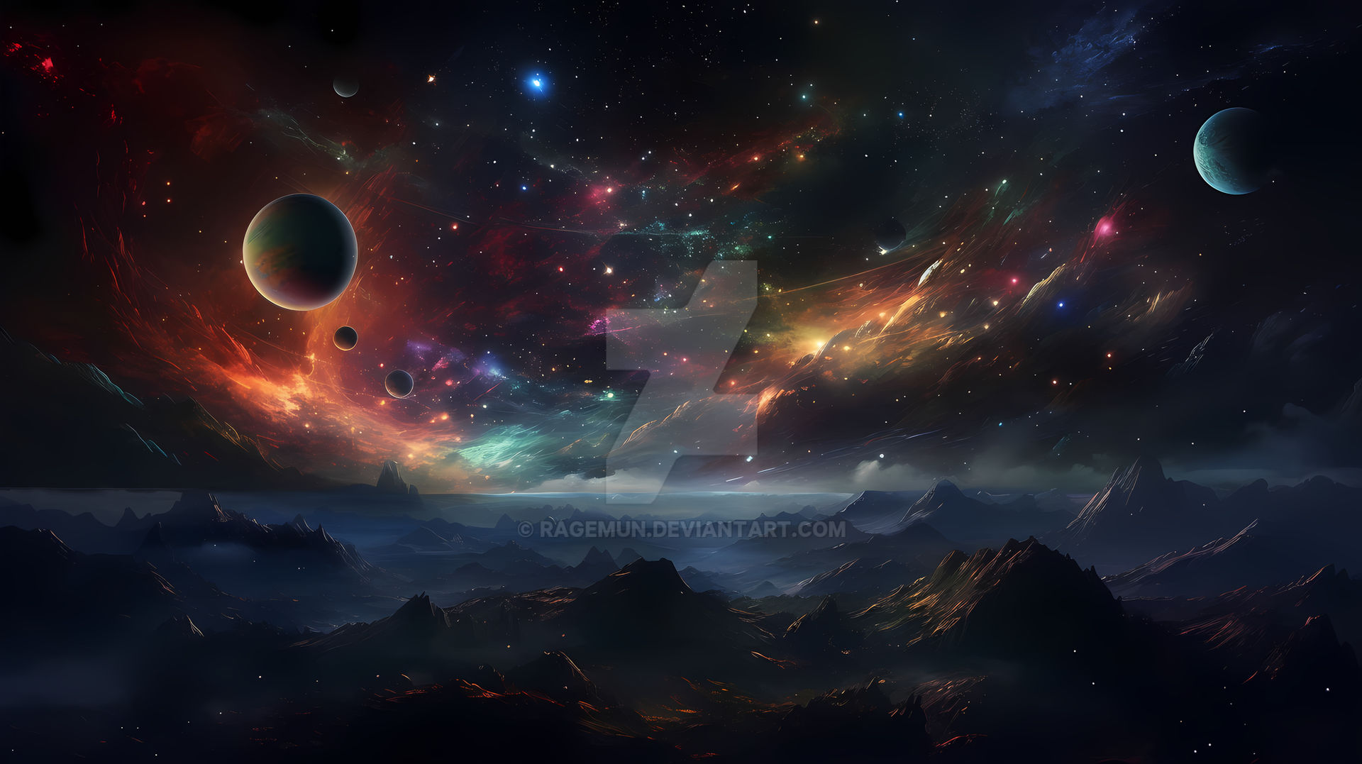 Colorful Space Environment Colorful Space #5 - HD Wallpaper Background by IXUL on DeviantArt