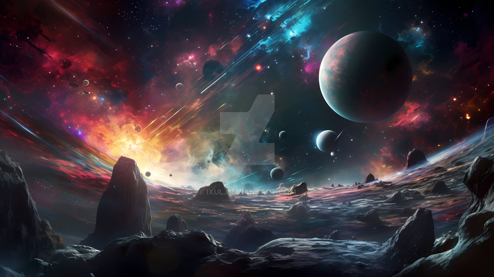Sample Space Hd Colorful Space Wallpaper Hd