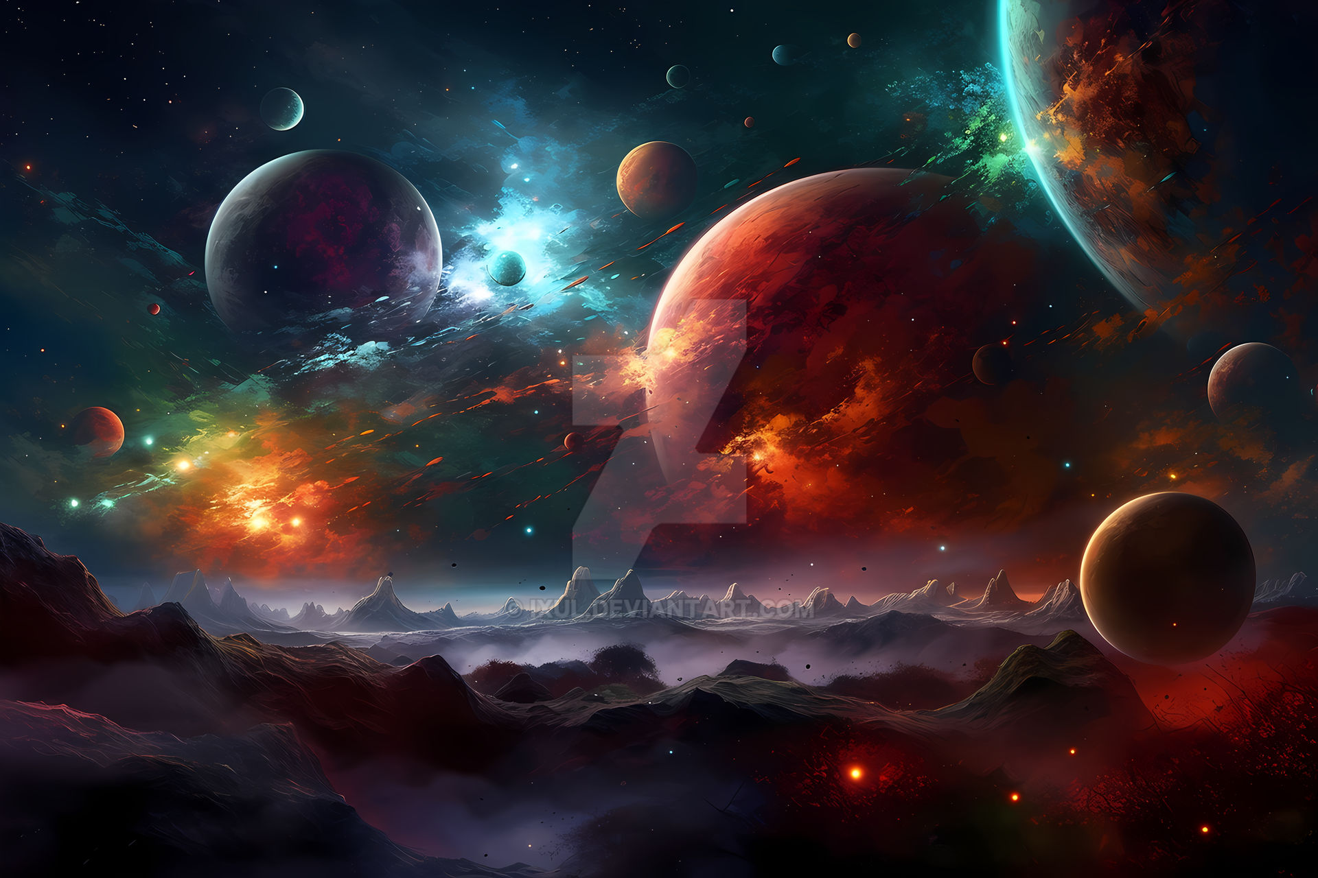 Sample Space Hd Colorful Space Wallpaper Hd