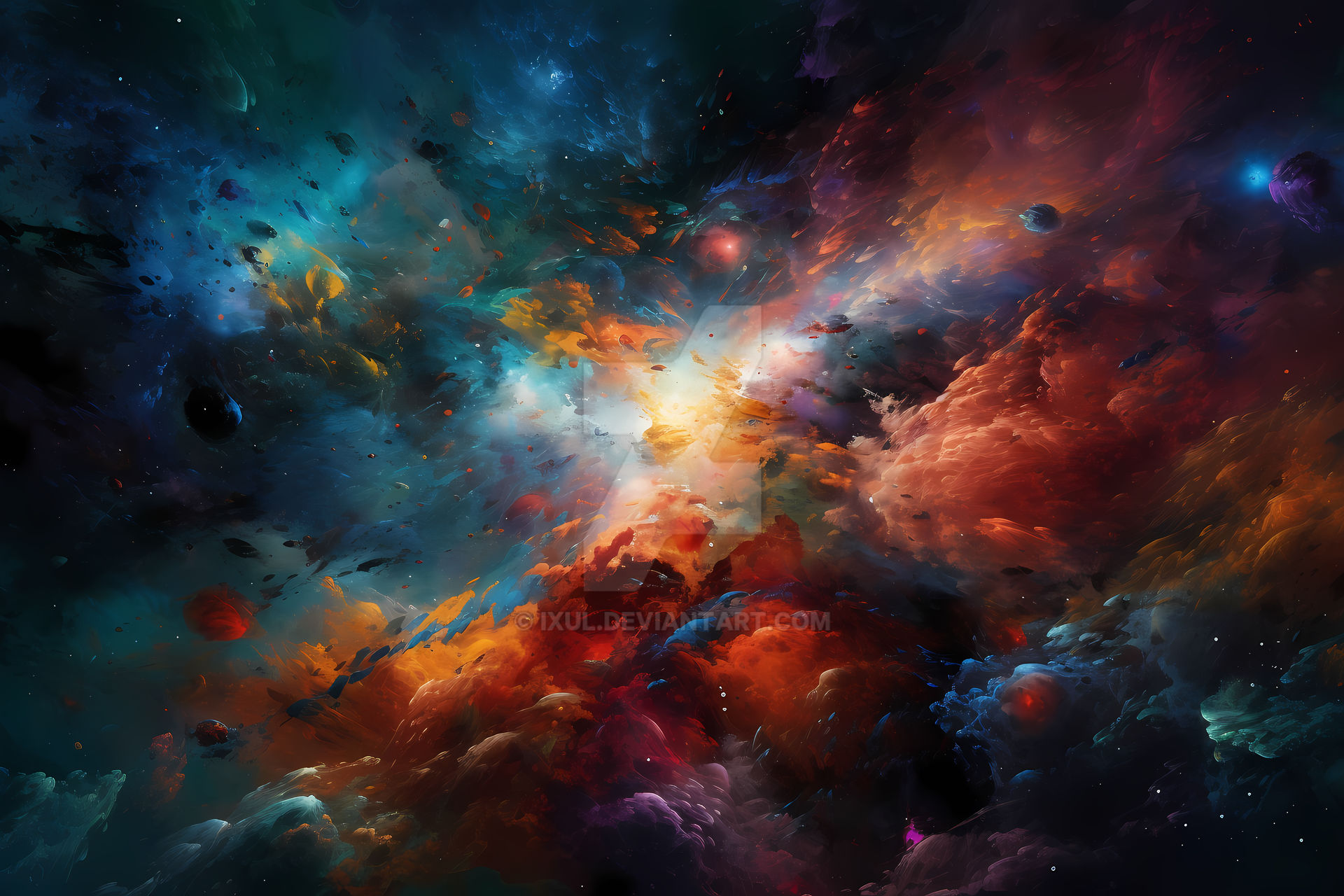 Sample Space Hd Colorful Space Wallpaper Hd