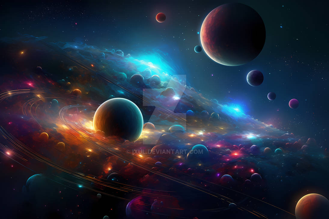 Colorful Space Environment Colorful Space #25 - HD Wallpaper Background by IXUL on DeviantArt