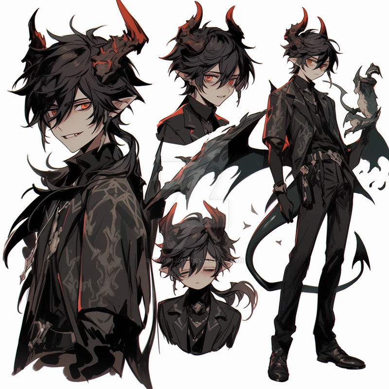 Demon Boy Rohan boy demon by Kiyoshj2810 on DeviantArt