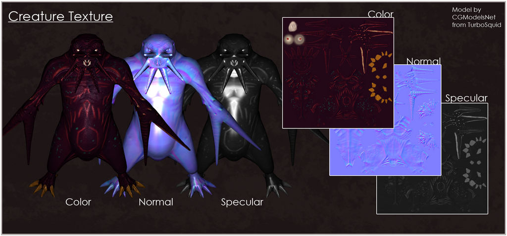 Monster Texture Mapping Creature Texture Maps by VinceJay on DeviantArt