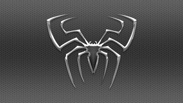 Spiderman Logo Chrome Edition