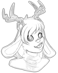 Deer-est Bunny .:Comm:.