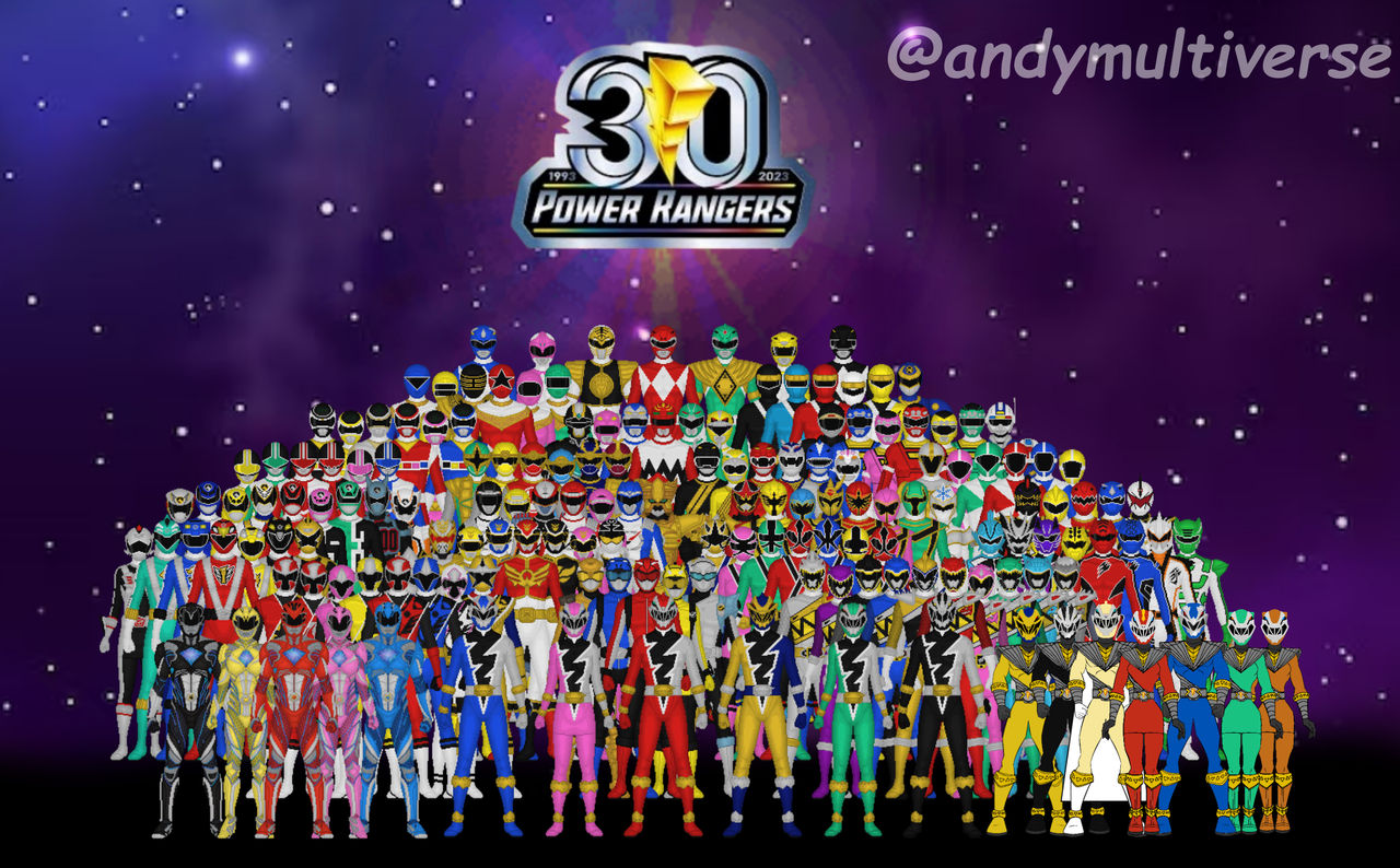 Power Rangers Anniversary by andymultiverse on DeviantArt