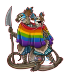 Happy Pride Month! Sutta and Kirri by Skidar