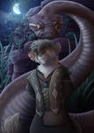 Me Or The Snake by Skidar