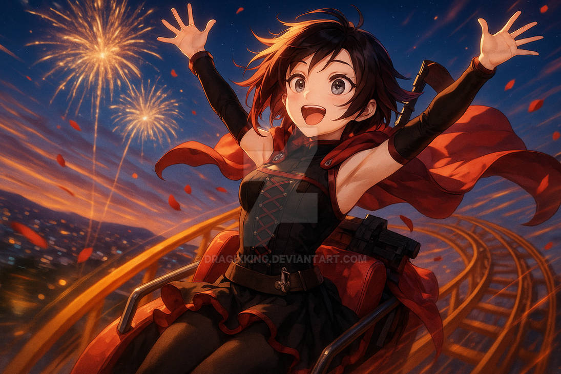 Ruby Rose Fun Ruby Rose at the Theme Park by Dragixking on DeviantArt