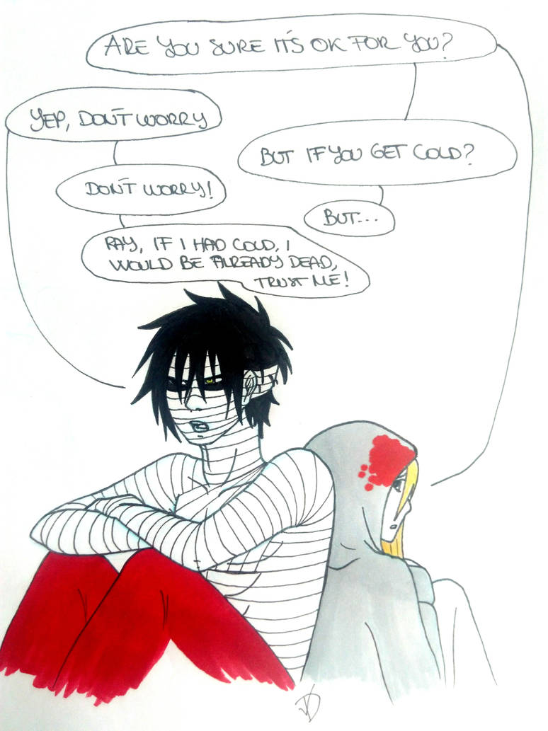 Short comic: Cold by Delyassodicuori on DeviantArt