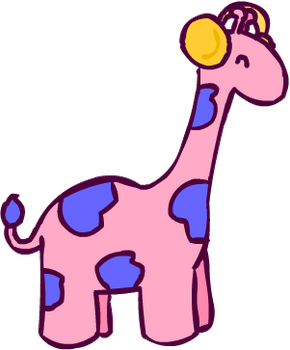 George the pink Giraffe