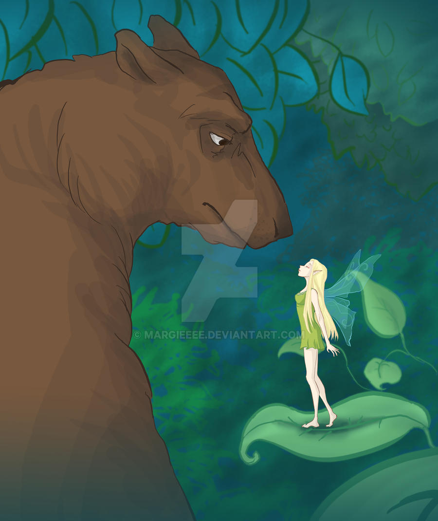 Bear and fairy