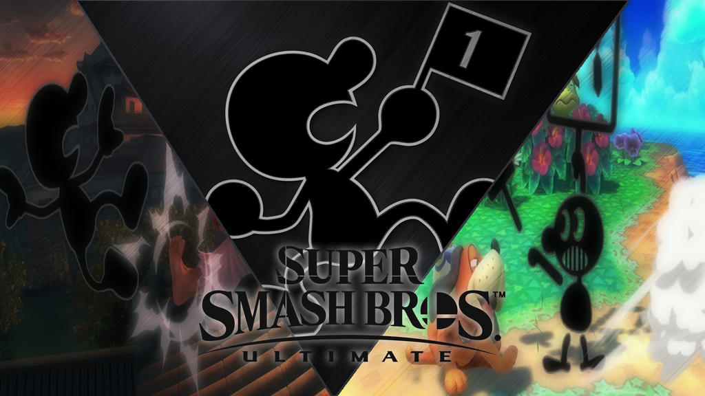 Mr.Game and Watch (Super Smash Bros. Ultimate) by BellsieArts on DeviantArt