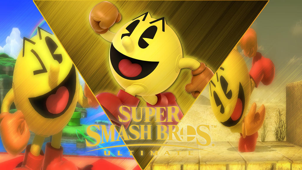 Pacman (Super Smash Bros. Ultimate) by BellsieArts on DeviantArt