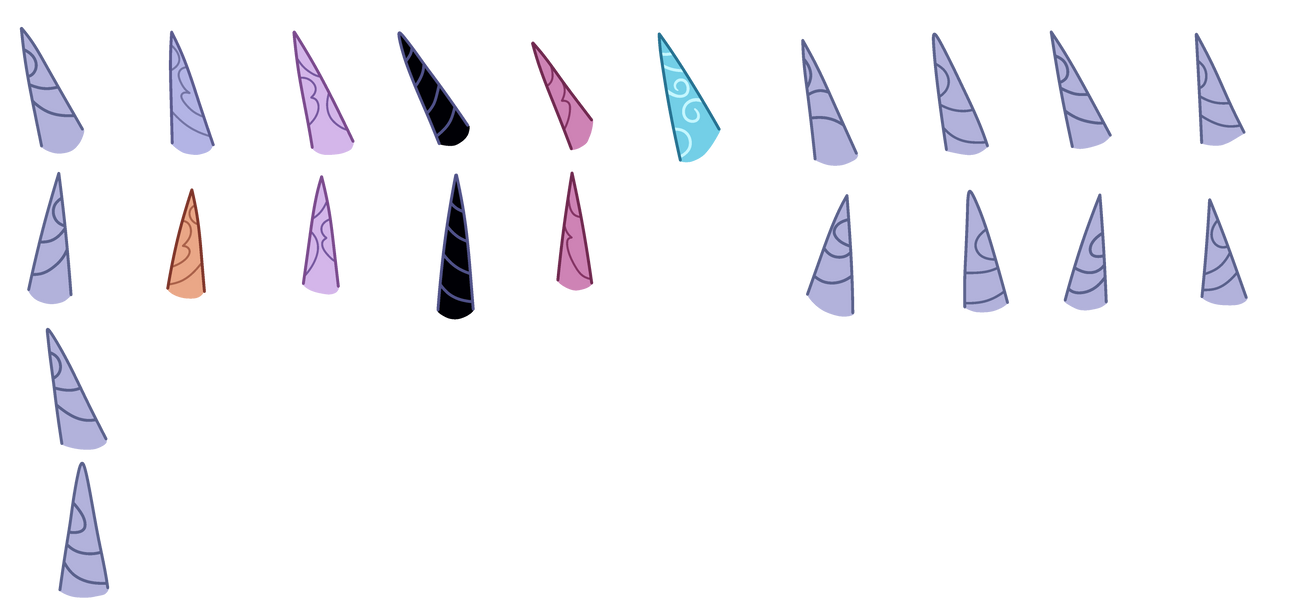 mlp g5 horns base tell your tale by quokozo on DeviantArt