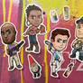 Left 4 Dead 2 Survivors Sticker Set L4D2