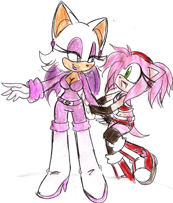 Amy R Urge New Rouge and Amy by LauryPinky972 on DeviantArt