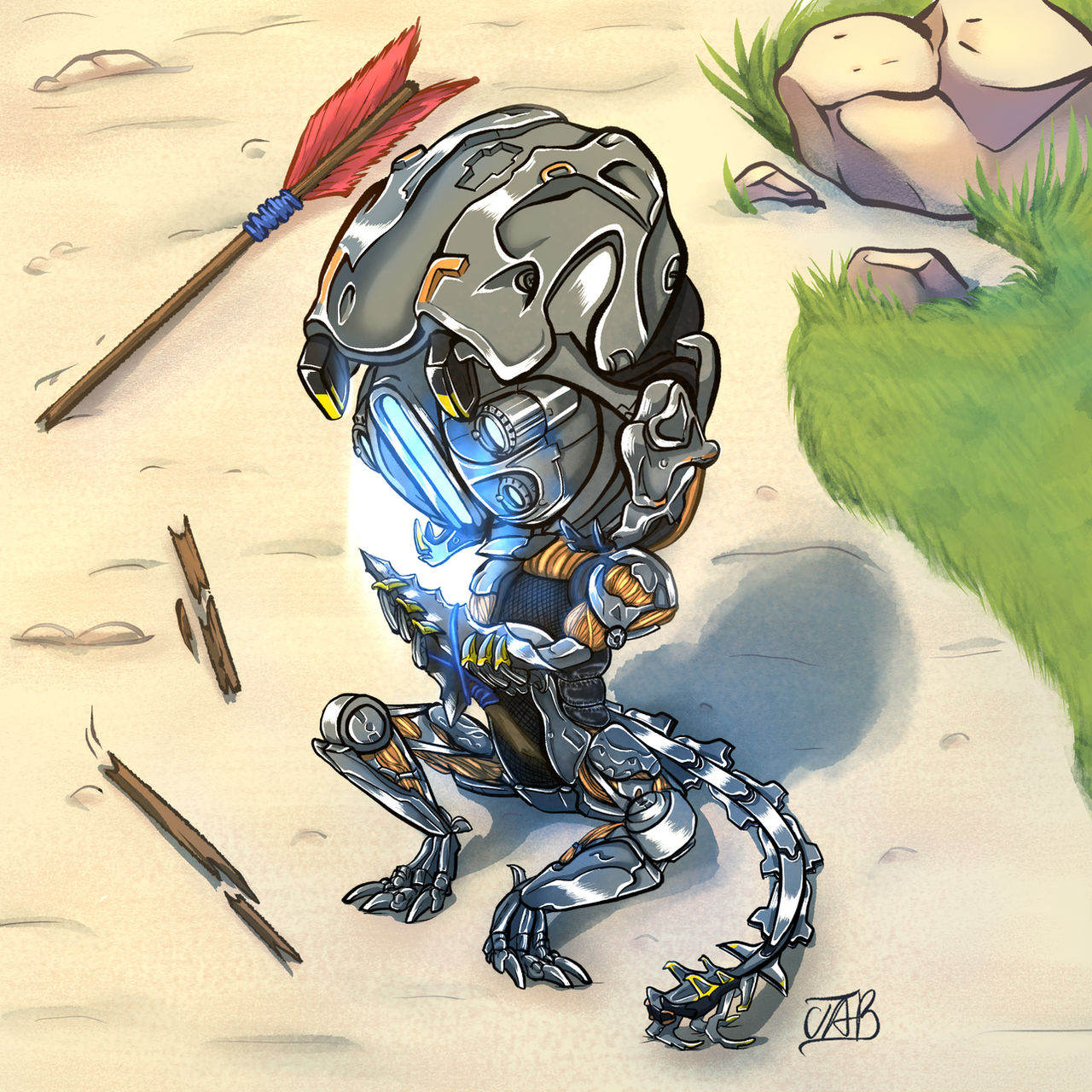 Blue Burrower Burrower by AdeleAlvok on DeviantArt