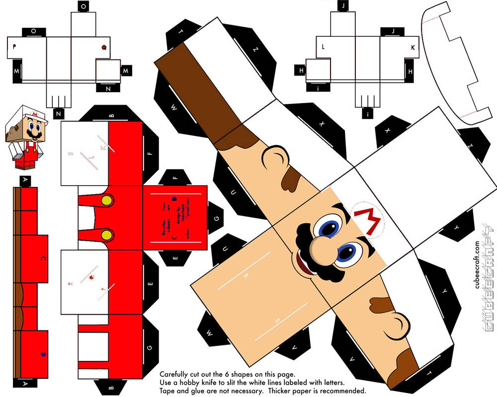 Fire Mario Printable fire mario papercraft by mathias1527 on DeviantArt