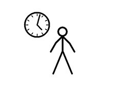 stickman vs clock