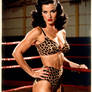 Big Cat Jane leopard 2-piece 1950s wrestler