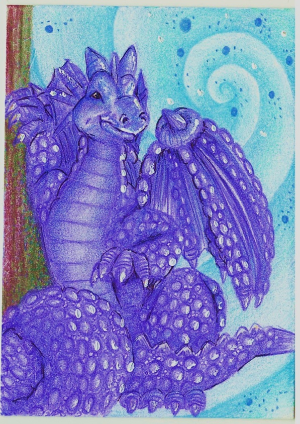 ArtCrossing 4: Purple Dragon ACEO