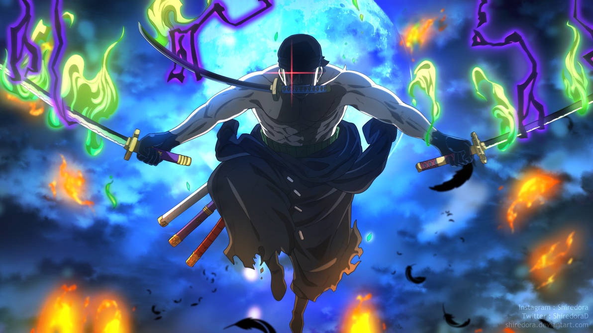 Zoro King Of Hell By Shiredora On DeviantArt zoro-king-of-hell-by-shiredora-on-deviantart