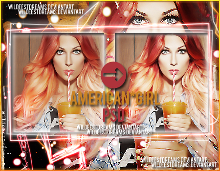 American Girl {PSD}