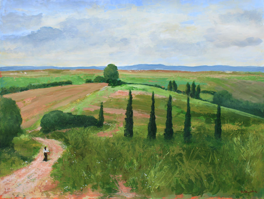 Landscape Figure Science Landscape with Figure by chalk42002 on DeviantArt