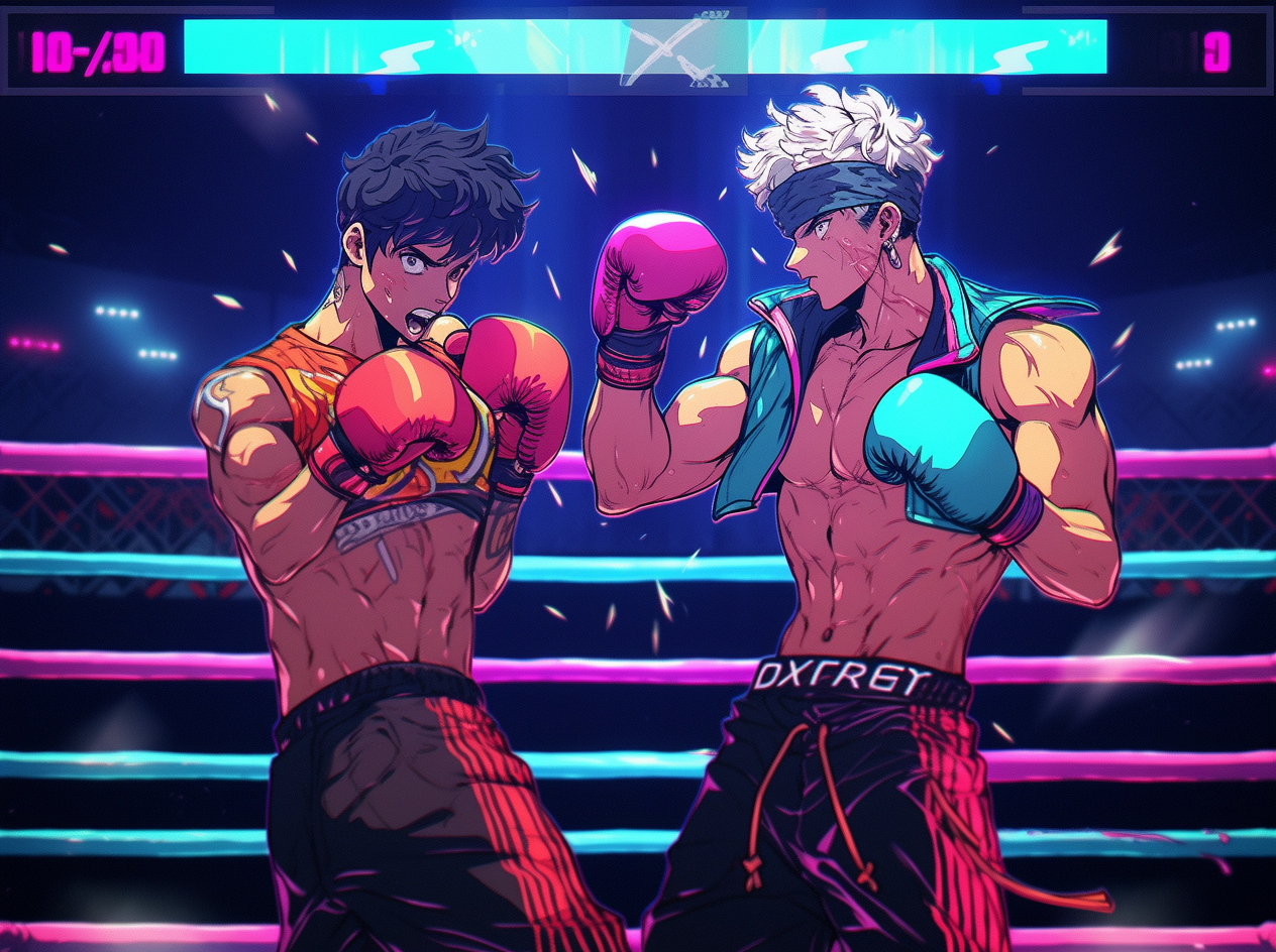 Boxing match by KevsRandomAIArt on DeviantArt