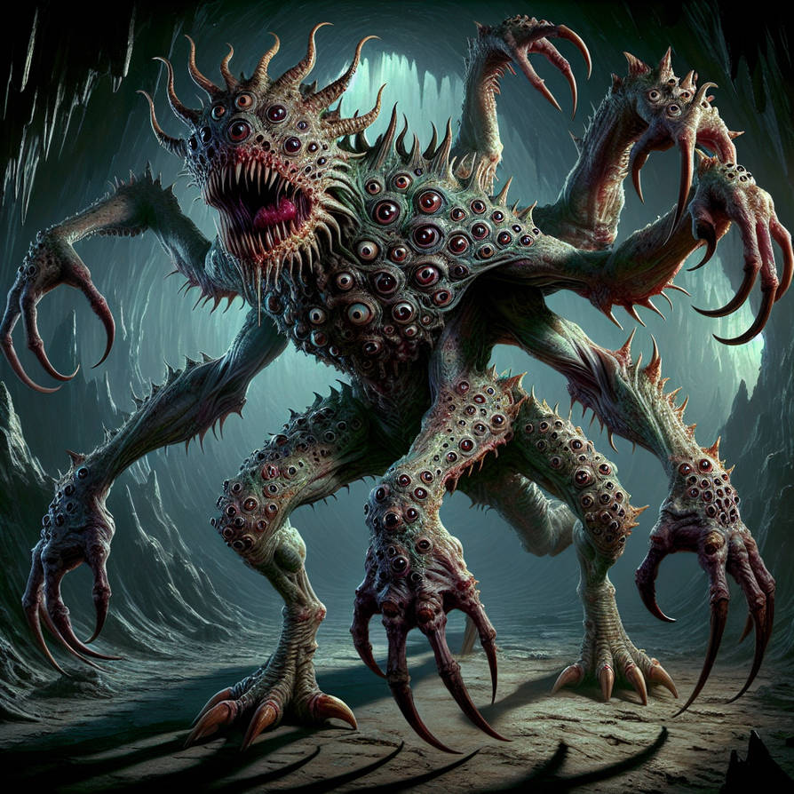 Disturbing monster by KevsRandomAIArt on DeviantArt