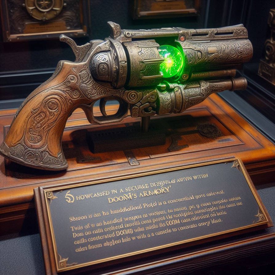 Magical revolver pt.1 by KevsRandomAIArt on DeviantArt