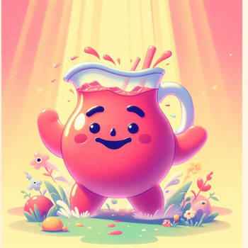 The Kool-Aid Man ghibili style