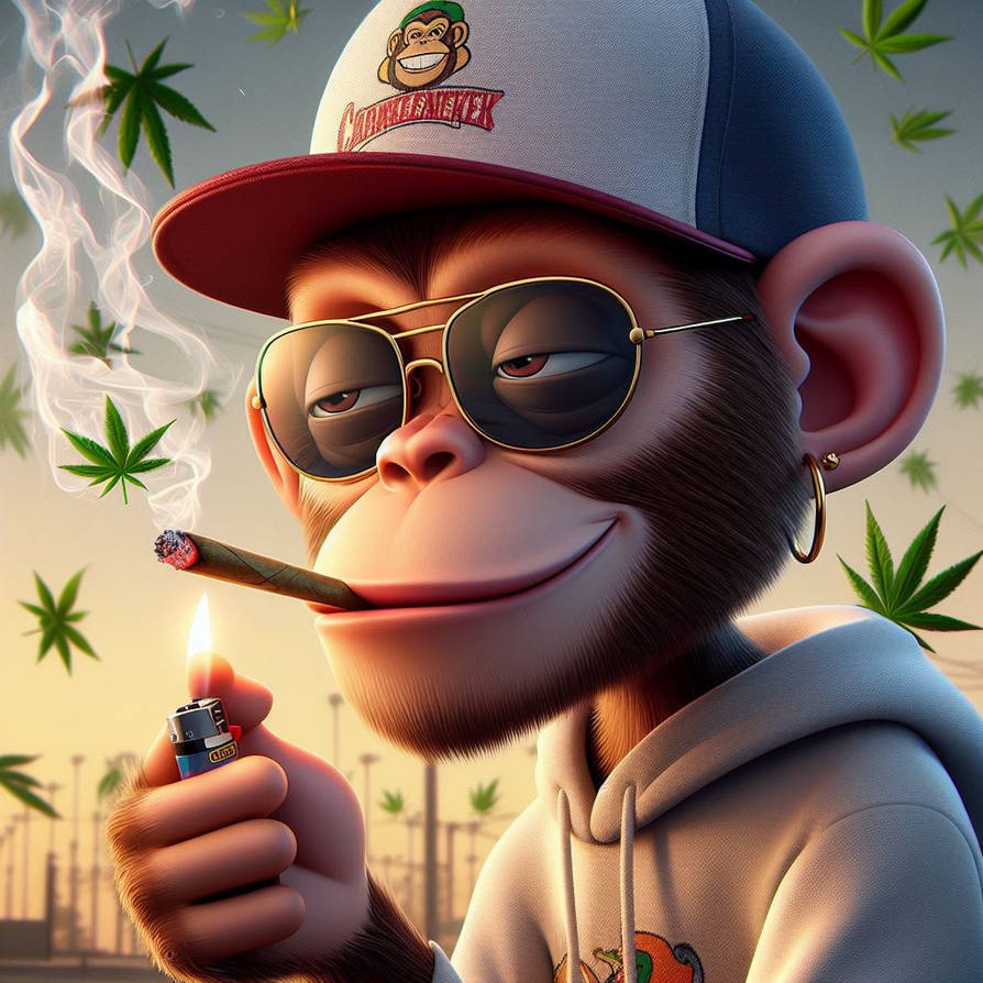 A high monkey by KevsRandomAIArt on DeviantArt