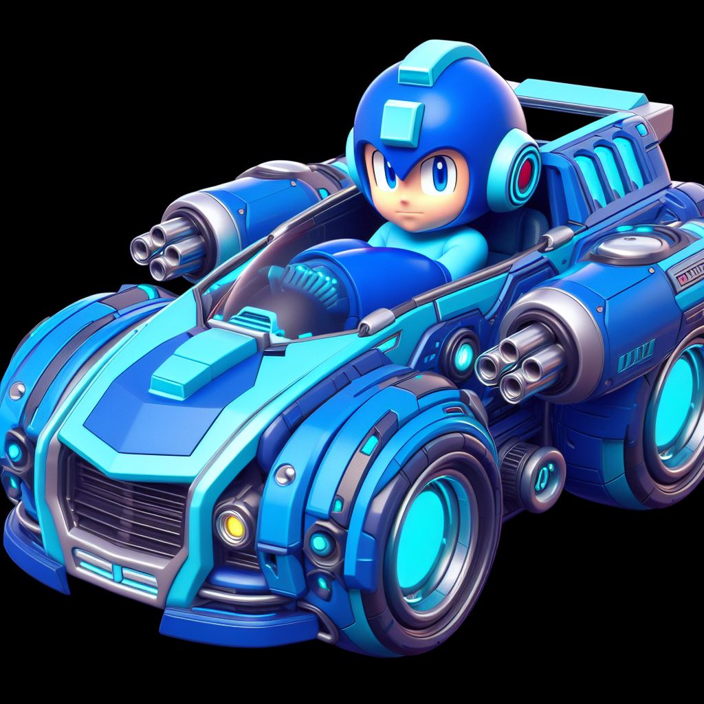 Mega Man Racing Jacket Megaman's car by KevsRandomAIArt on DeviantArt