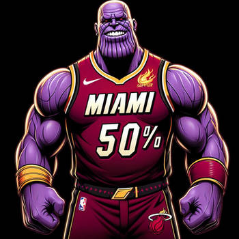 Thanos as a Miami Heat player