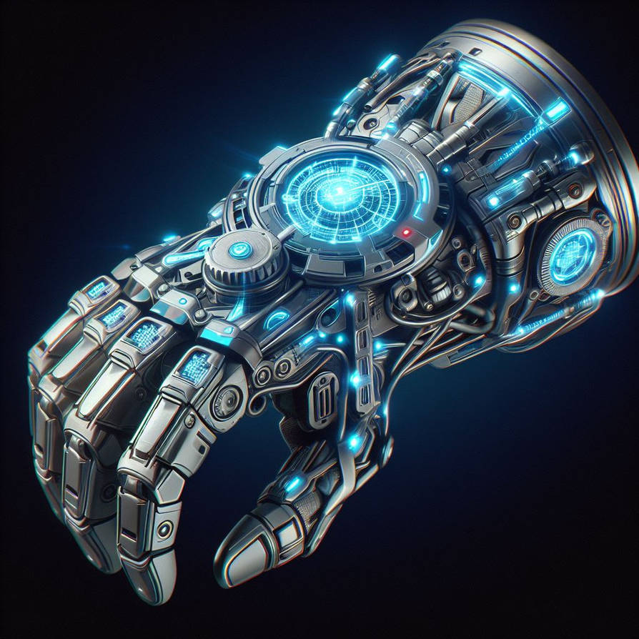 Hi tech gauntlet by KevsRandomAIArt on DeviantArt