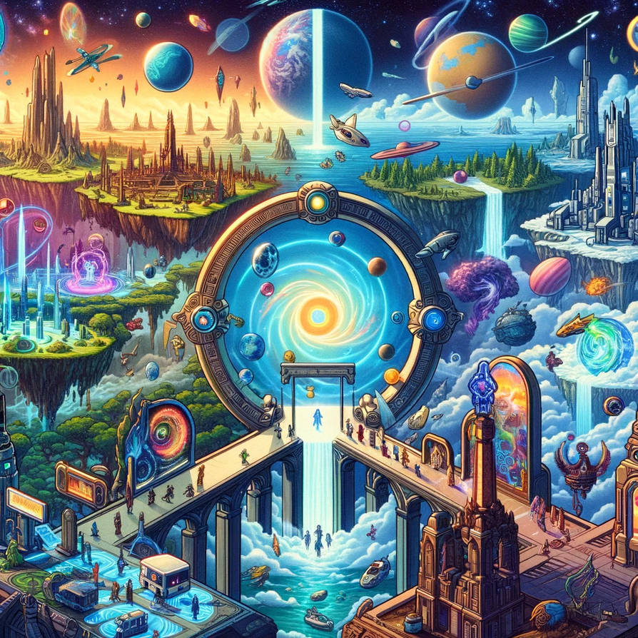 Interdimensional portal by KevsRandomAIArt on DeviantArt