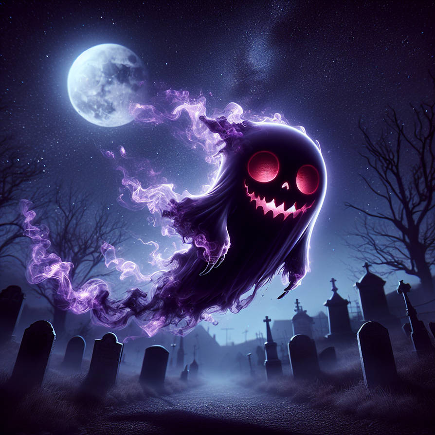 Spooky ghost by KevsRandomAIArt on DeviantArt