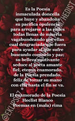 El enamorado de la Poesia