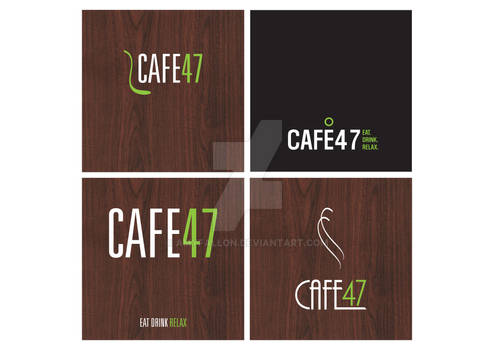 Cafe47 Signage Design