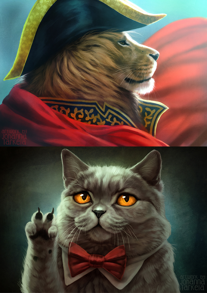 Napolion and Purchill by Lhuin
