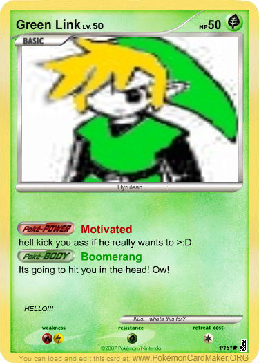 zelda pokemon cards 679 The Zelda artist drew these