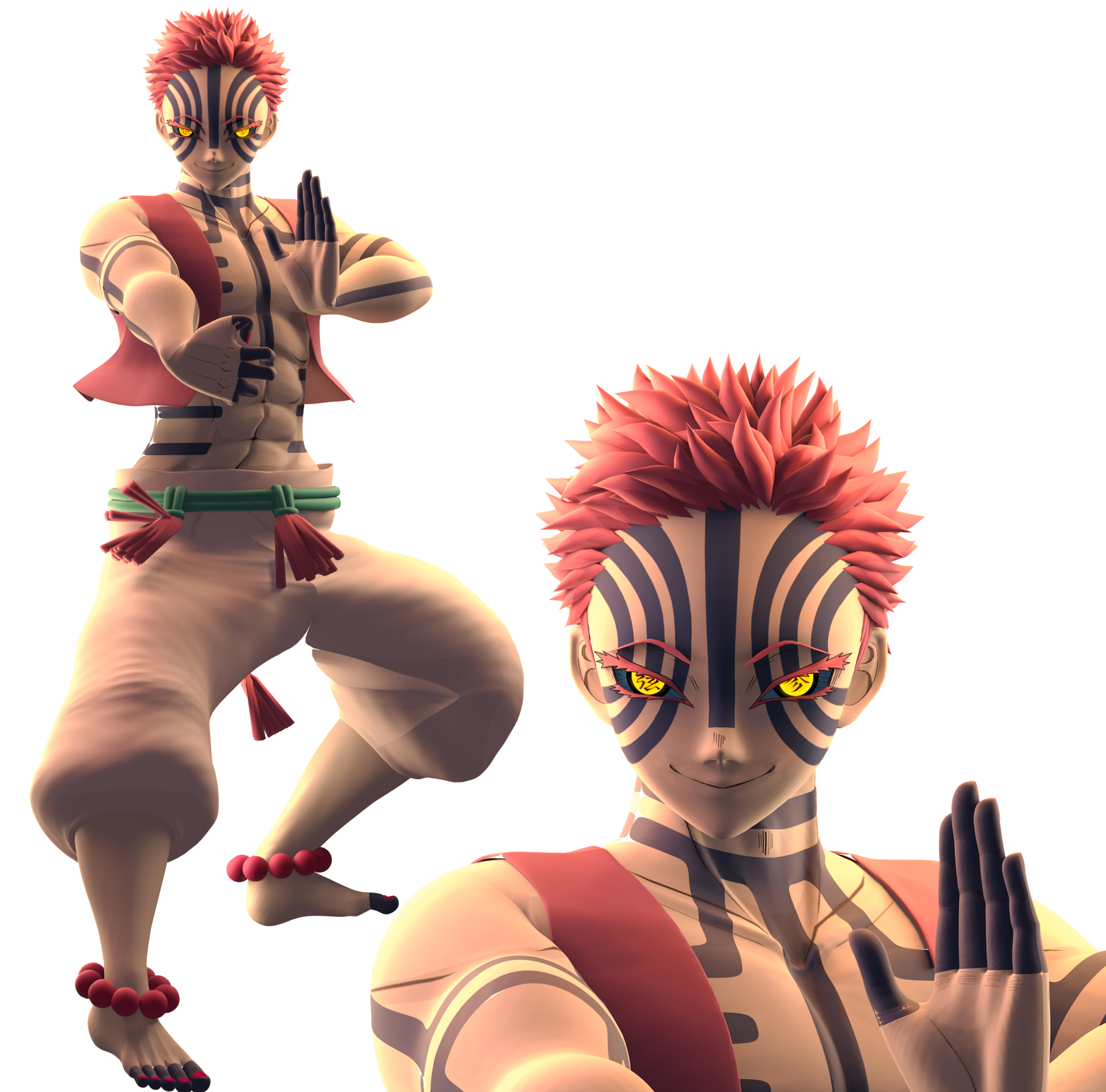 Kamado Tanjiro (KNY) - Render by D4rkawaii on DeviantArt