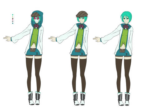 Misaki ref sheet