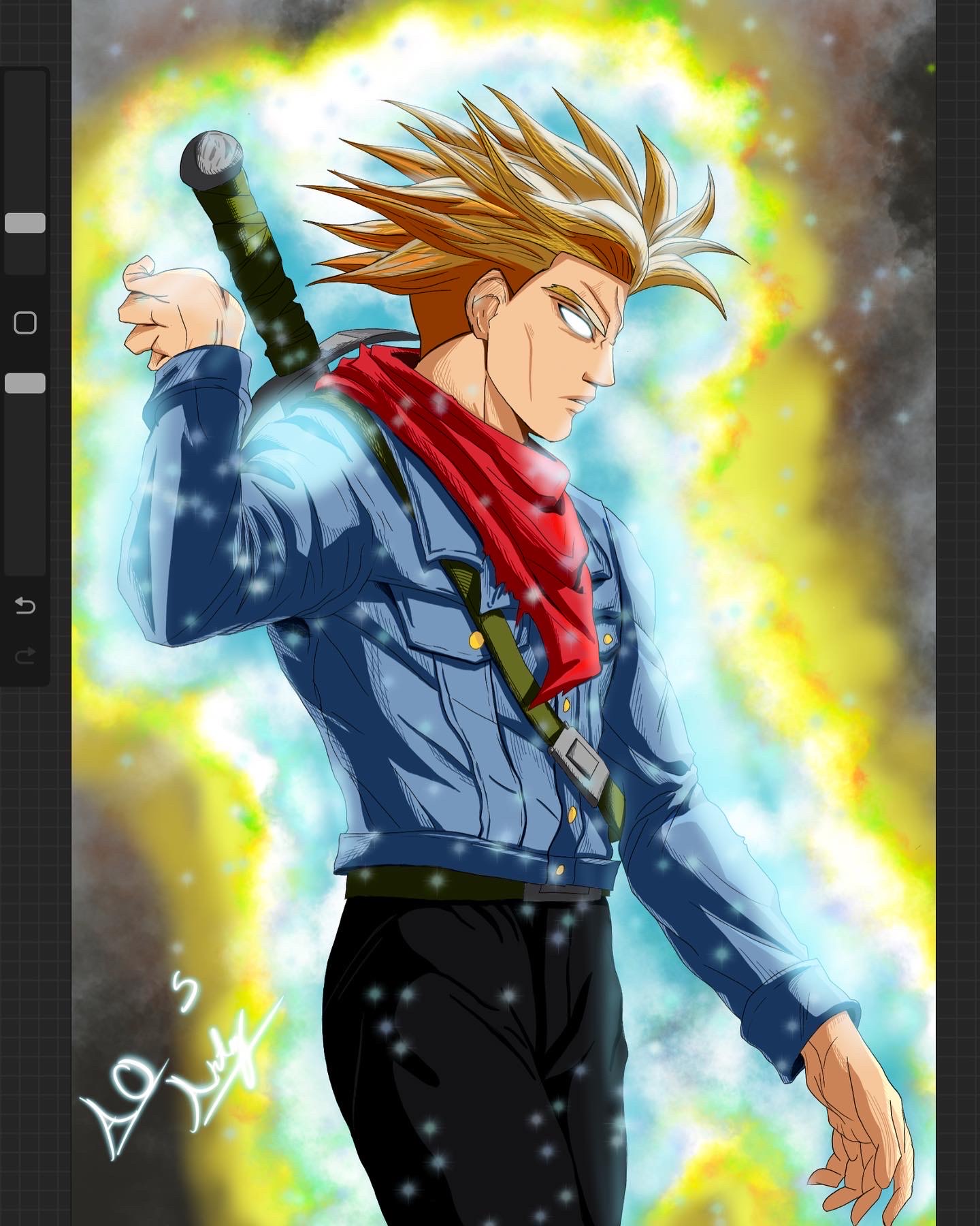 Trunks #3 (SSJ Rage) by eduardoalopez on DeviantArt