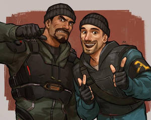 Gabriel Reyes and Fred Spooker/Chris Colon Ghosty