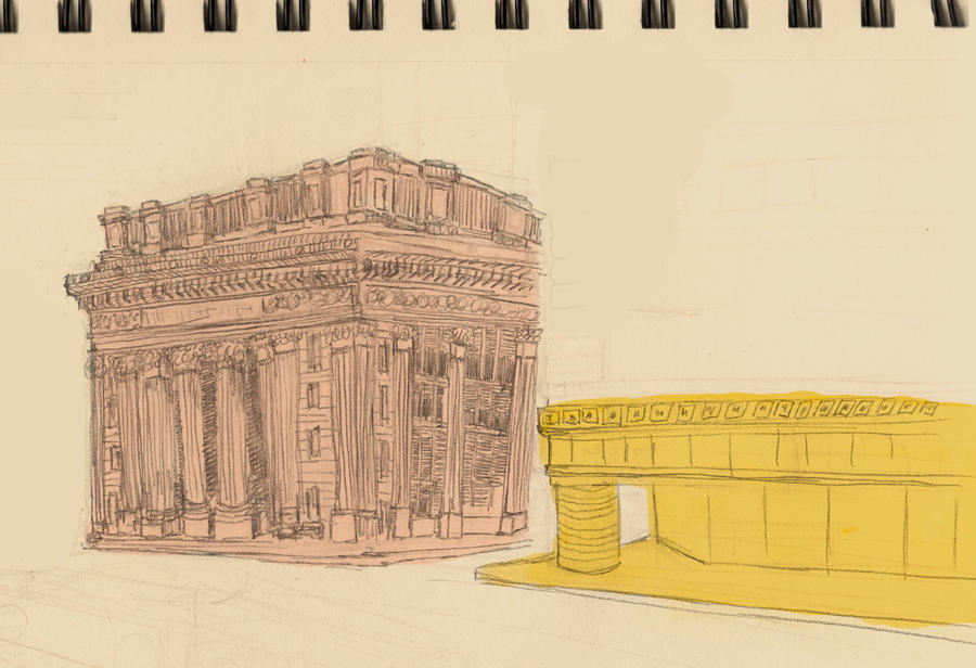 US Bank Sketch