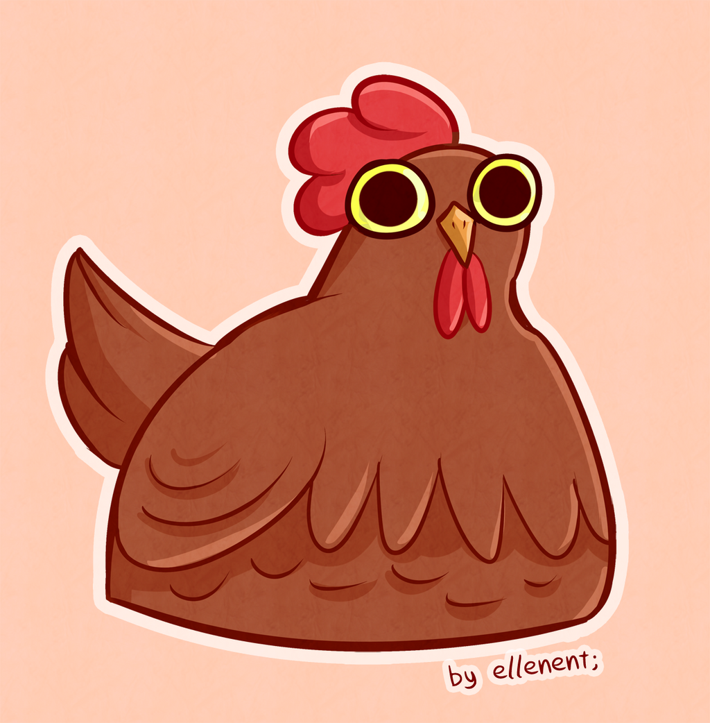 Cute Chicken by ellenent on DeviantArt